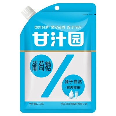 甘汁园食用粉袋装健身成人葡萄糖