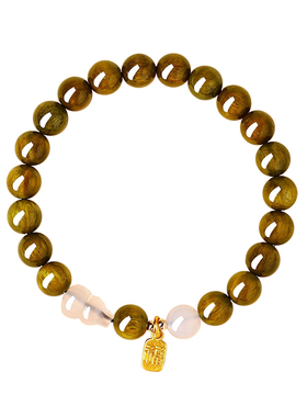 【已过香香】普陀山绿檀玛瑙手串