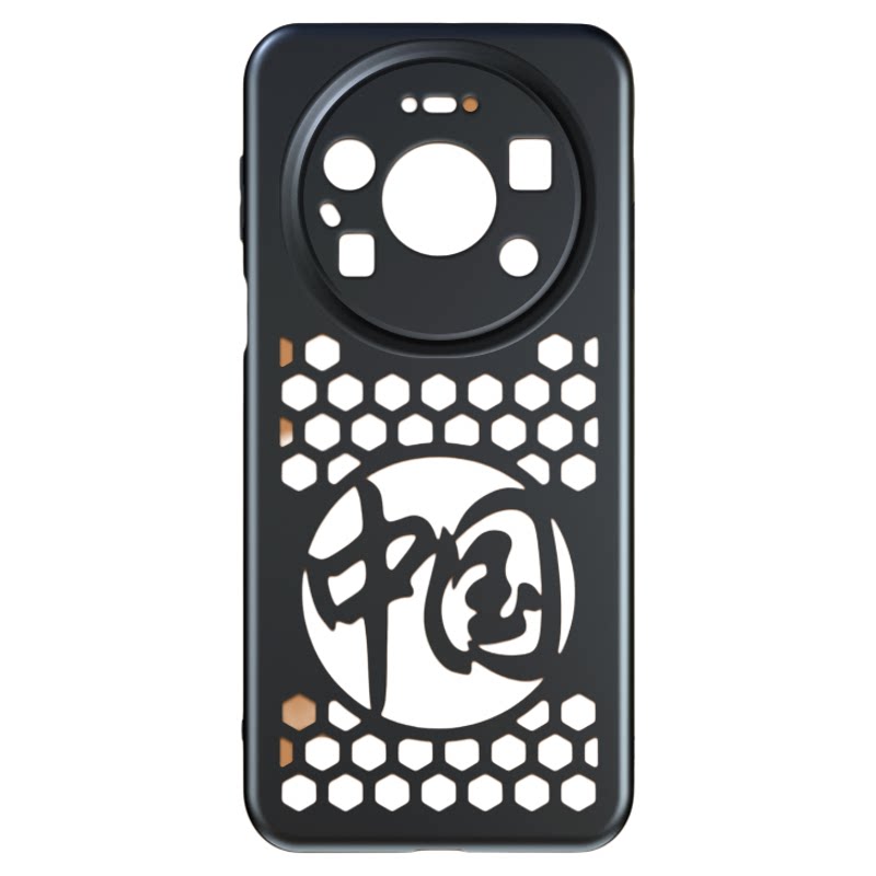 磨砂软壳镂空散热mate80透气孔洞