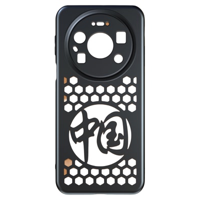 磨砂软壳镂空散热mate80透气孔洞