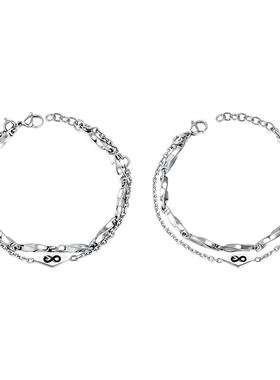 双层拼接可拆卸莫比乌斯手链