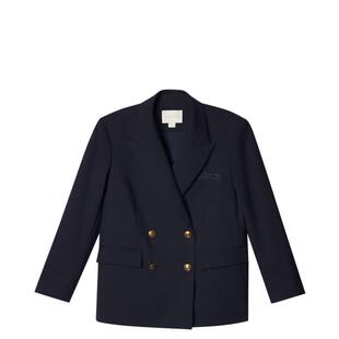 PSALTER诗篇羊毛宽松直筒休闲学院风西装外套春款