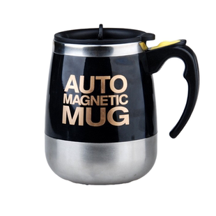 电池充电款懒人自动搅拌杯不锈钢电动磁力旋转咖啡杯马克杯礼品杯