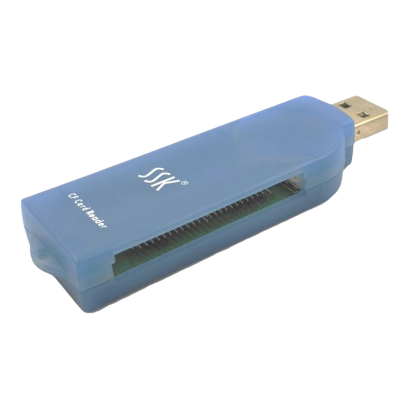 SSK飚王SCRS028 USB CF卡读卡器  加工中心CF 读卡器 正品带防伪