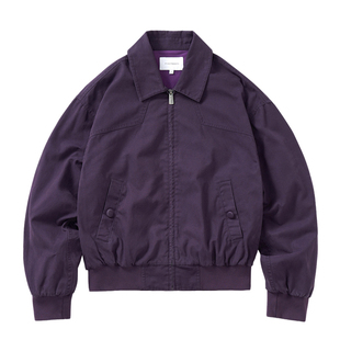 714street美式复古MA1飞行夹克女款2026春季水洗收腰廓形短款外套