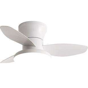 阳台过道小型风扇灯餐厅卧室吊扇灯厨房书房静音手机app风扇吊灯