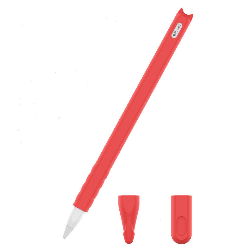适用苹果Apple pencil笔套1/2代硅胶套防滑iPad手写电容笔保护套
