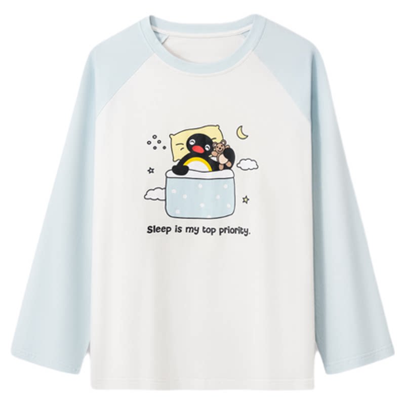Pingu长袖睡衣纯棉秋款