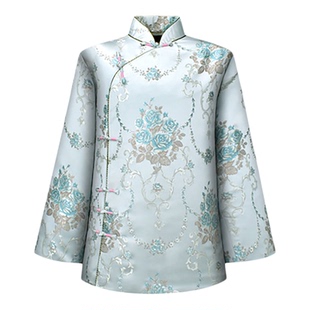 寿老衣女全套老年人寿终衣服女士寿衣年轻老人百年送老寿服七件套