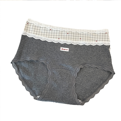 彩色大码纯棉星期内裤高腰包臀