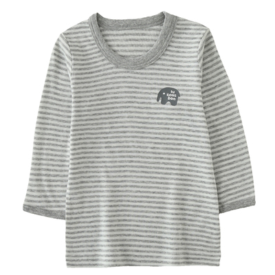 男童长袖T恤纯棉圆领薄款上衣