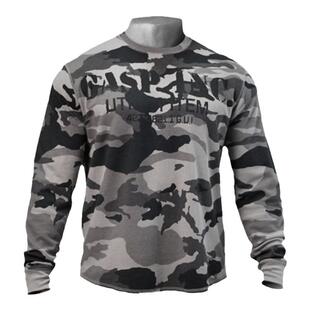 盖世璞GASP THERMAL GYM SWEATER健身训练服男式长袖华夫格棉质