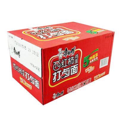 康师傅西红柿打卤面桶装方便面
