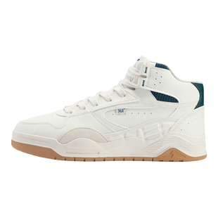 361型燃4运动鞋男鞋2025冬季新款高帮加绒板鞋保暖皮面雪地棉鞋女