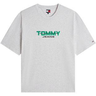 【父亲节礼物】Tommy26春夏男女重磅纯棉潮流印花宽松落肩短袖T恤