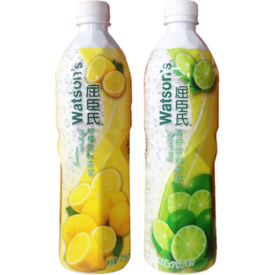 屈臣氏watsons青柠檬汁750ml12瓶浓缩青柠汁烘焙去腥饮料