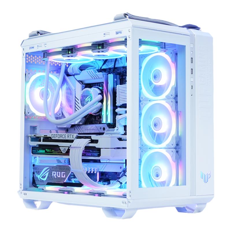 华硕全家桶I714700KFRTX4080s4070ti显卡ROG直播游戏组装电脑水冷