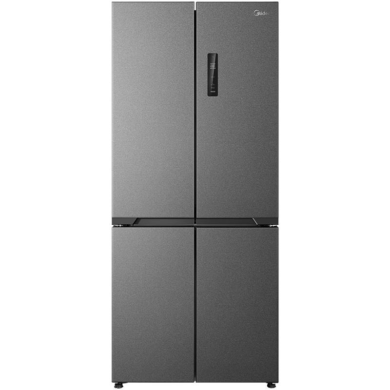 美的508L真香系列超薄零嵌入式冰箱十字双开多门家用大容量新品