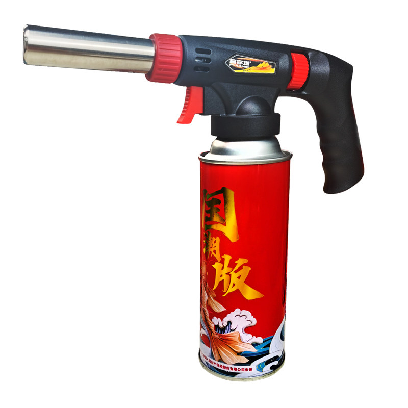 喷枪头卡式气罐喷火枪烧猪毛点火器喷灯家用火焰烤枪手持点火器