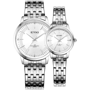 正品艾奇情侣手表情侣款女士一对简约学生时尚潮流防水ins风石英