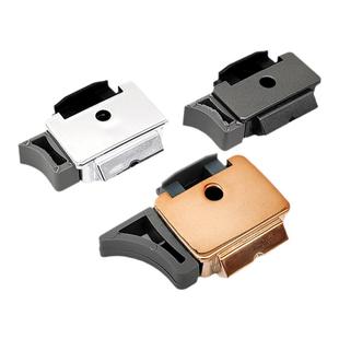 淋浴房易装式定位器大中小号玻璃移门轨道滑轮弹簧式免开孔防撞胶