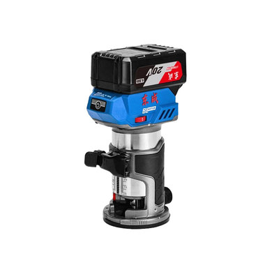 东成无刷锂电修边机开槽电木铣