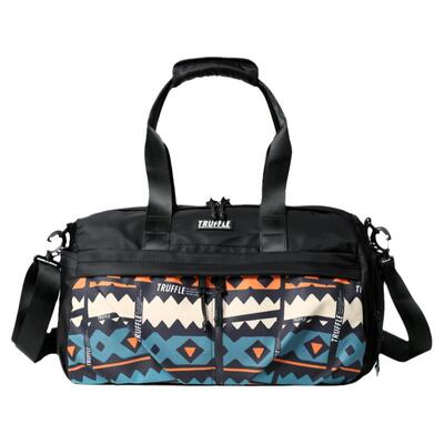 TRUFFLE原创民族风大容量旅行包女单肩斜挎包男健身包短途手提包