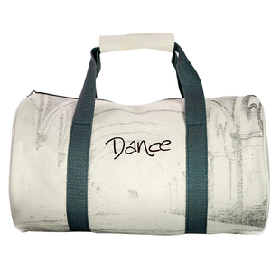 Sansha 三沙舞蹈包女 芭蕾舞健身圆筒手提包男单肩斜挎帆布运动包