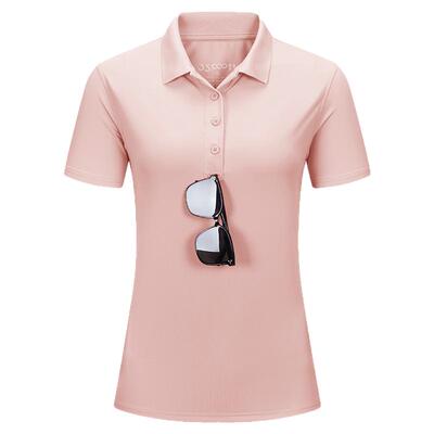 33000ft速干T恤女款翻领Polo衫运动休闲四面高弹快干休闲大码上衣