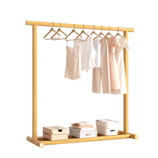 床边晚上放衣服挂衣架落地卧室家用衣帽架入户门后转角挂包架秋冬