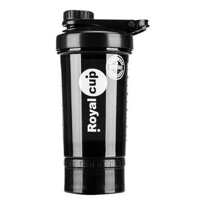 RoyalCup双层搅拌杯带粉盒摇摇杯