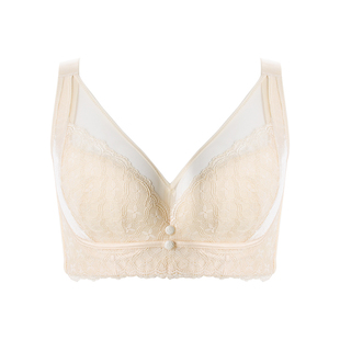 西维娅调整型文胸平背显瘦内衣聚拢大胸显小防下垂防外扩透气薄