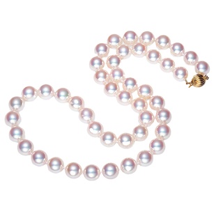 高品质rose天女珍珠项链极光akoya海水珍珠项链真科研珍珠项链