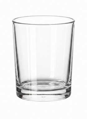 玻璃水无盖宾馆酒店漱口直身杯