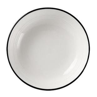 蓝边北欧陶瓷家用汉碟调味碟点心小盘碟子儿童碟酱油碟酱料碟子