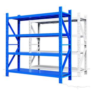 仓储货架置物架仓库架子物流快递多层轻型中型储物钢制家用铁货架