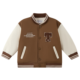 tartineetchocolat法国巧克力童装25秋冬新品男童夹克棒球服外套