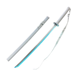 充电发光袖白雪木剑拔剑式带鞘武士刃cos武器道具竹刀儿童玩具剑