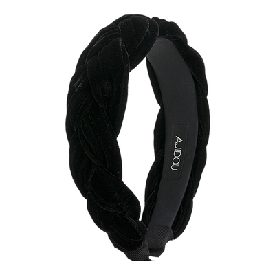 阿吉豆编织森系百搭百褶时尚发饰