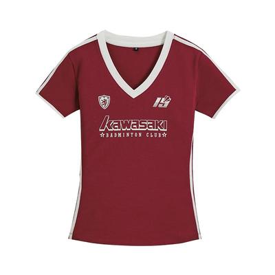Kawasaki川崎女款短袖羽毛球服