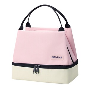 饭盒袋子手提春游野餐保温上班族带饭餐包加厚铝箔双层拼色便当包