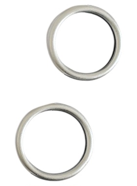 999纯银实心素圈戒指男女同款