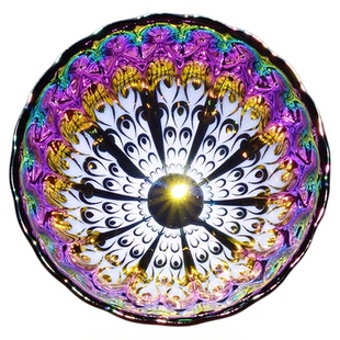 七彩窑变天目盏茶具夜光杯七彩雀羽杯茶杯主人杯个高档人专用茶盏