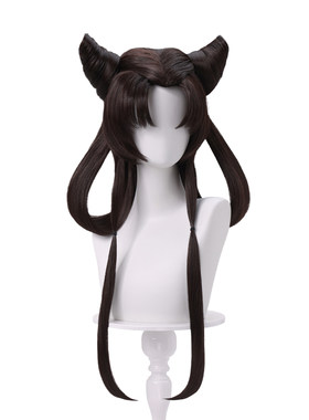 三分妄想王者荣耀小乔cos青蛇皮肤假发尖角发包假毛cosplay道具