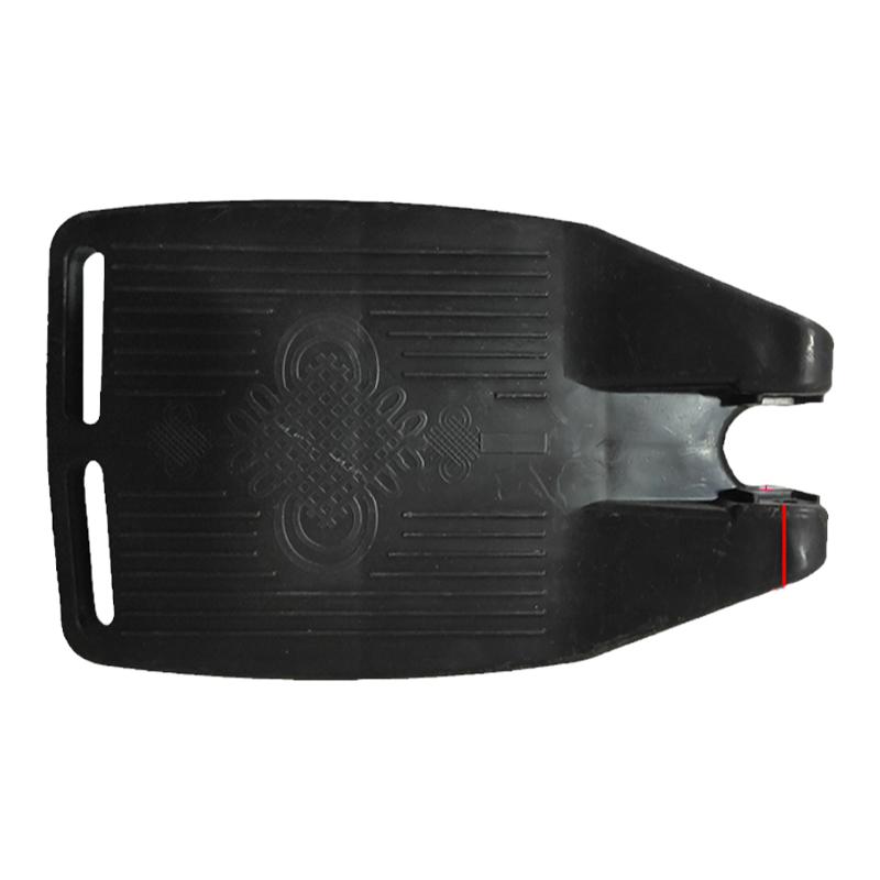 轮椅配件脚踏板缺口abs加厚塑料