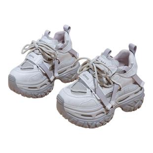 森马老爹鞋女2025新款今年流行爆款厚底小个子增高9cm百搭休闲鞋