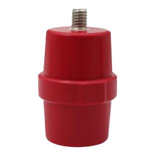 SM高强度低压绝缘子配电箱支柱红色纺锤形绝缘柱5136半杆M8绝缘子