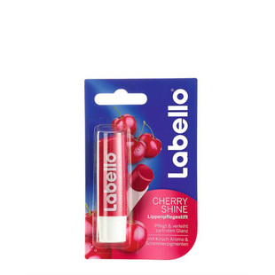 德国Labello专业护唇红樱桃珠光粉唇膜保湿补水显白润唇膏4.8g