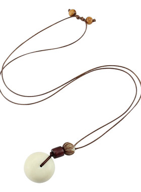 象牙果长款百搭民族风衣服配饰