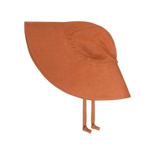 婴儿帽子夏季薄款ins加大帽檐防晒棉麻男女宝宝儿童遮阳帽沙滩帽